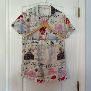 Taylor Swift print Pajama Set
